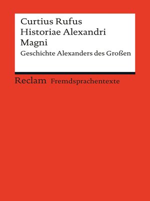 cover image of Historiae Alexandri Magni